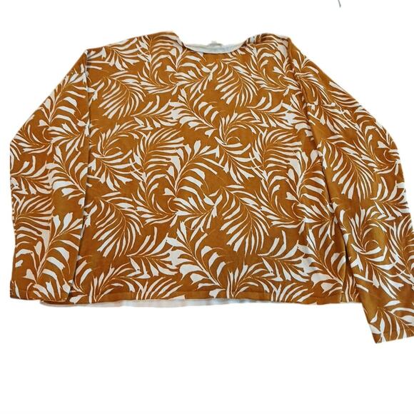 Garnet Hill Silk Organic Cotton blend sweater. LARGE - Picture 4 of 6